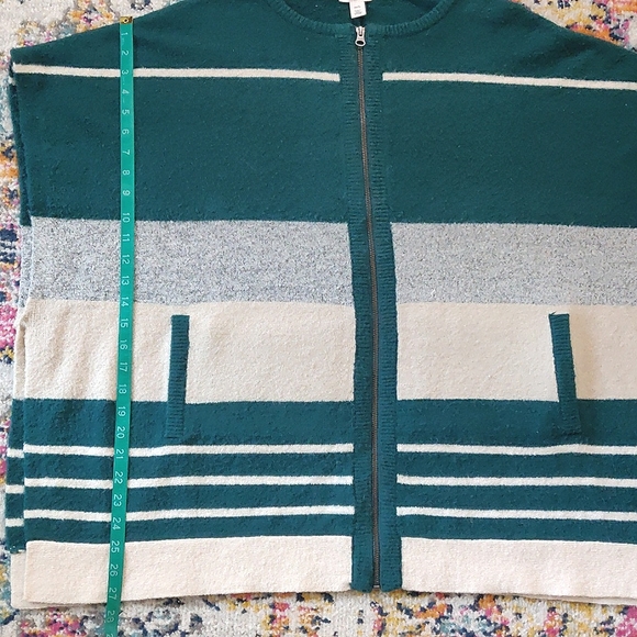 Caslon Wool Blend Oversized Poncho Sweater - Picture 3 of 7